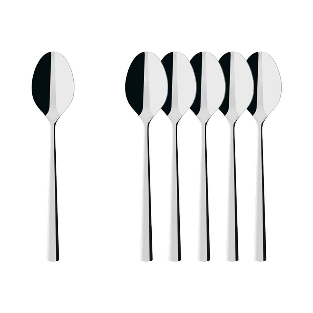TAFELLÖFFEL Piemont silber 207 mm 6er Set - Silberfarben, Metall - Villeroy & Boch