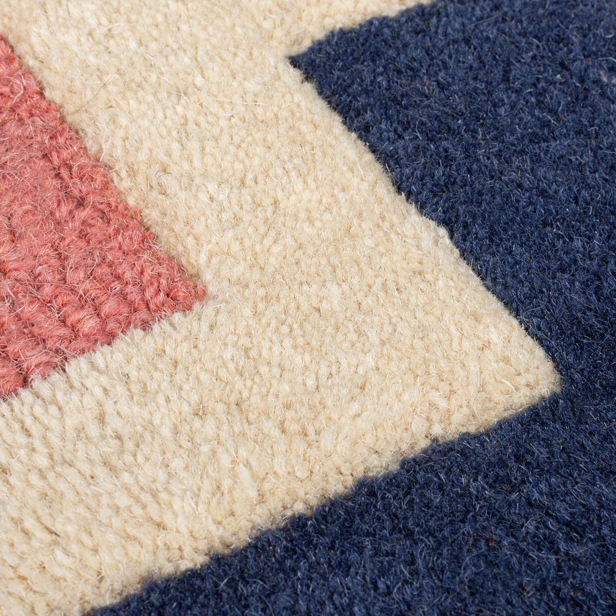 WOLLTEPPICH DERWENT, geometrisch, Orange-Bunt, 160 x 230 cm - Multicolor, Textil (230/160cm) - KADIMA DESIGN