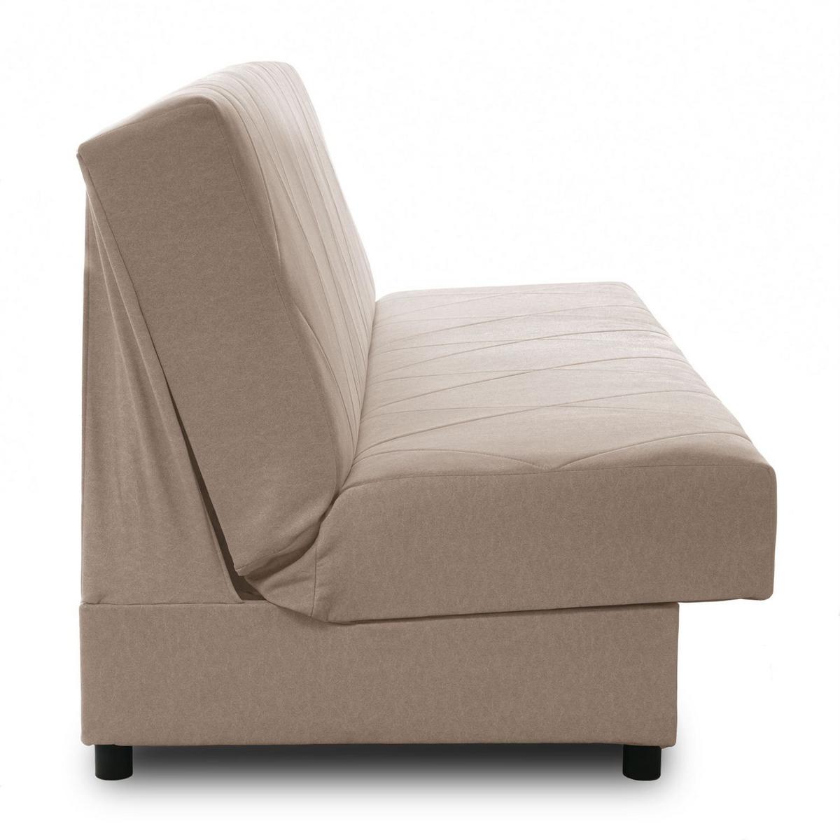 SCHLAFSOFA VERO mit Schlaffunktion Castel 15 - Beige, Textil (191/88/90cm) - Lookway