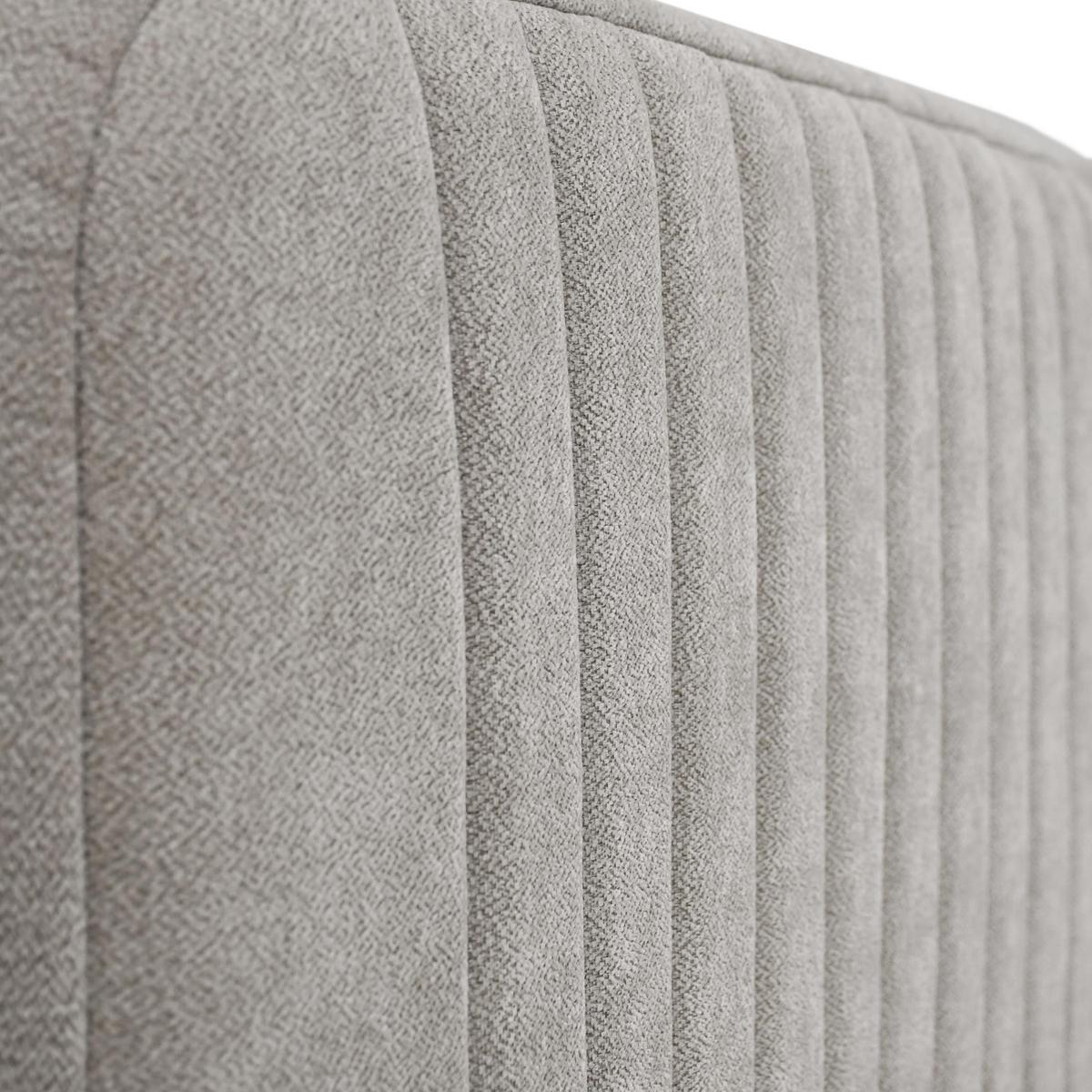 POLSTERBETT Lami 90x200, Einzelbett mit Bettkasten und Taschenfedernmatratze 20 cm, Beige - Beige/Schwarz, Textil/Metall (90/200cm) - Beautysofa