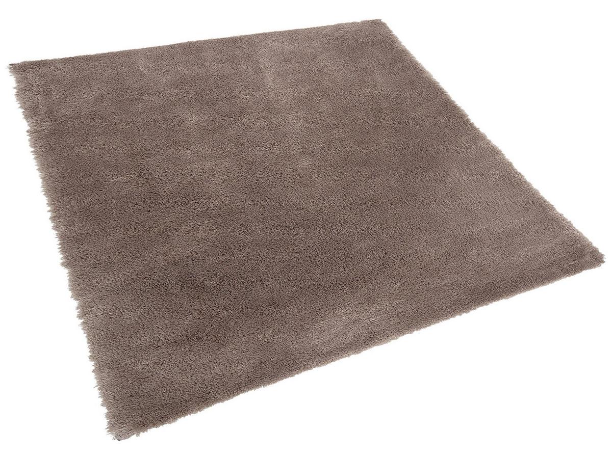 SHAGGY-TEPPICH Evren 200/200 cm - Braun, Kunststoff (200/200cm) - Beliani