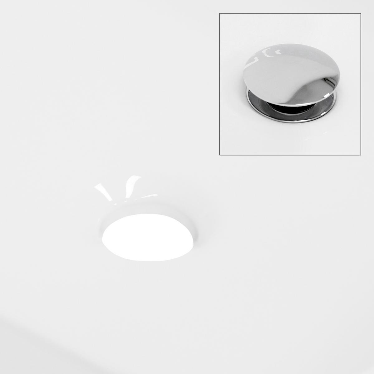WASCHBECKEN - Weiß, Keramik (33/14.2/41cm) - LuxeBath