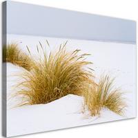 WANDBILD dünen auf goldenem sand - Beige, Textil (60/40cm) - Feeby