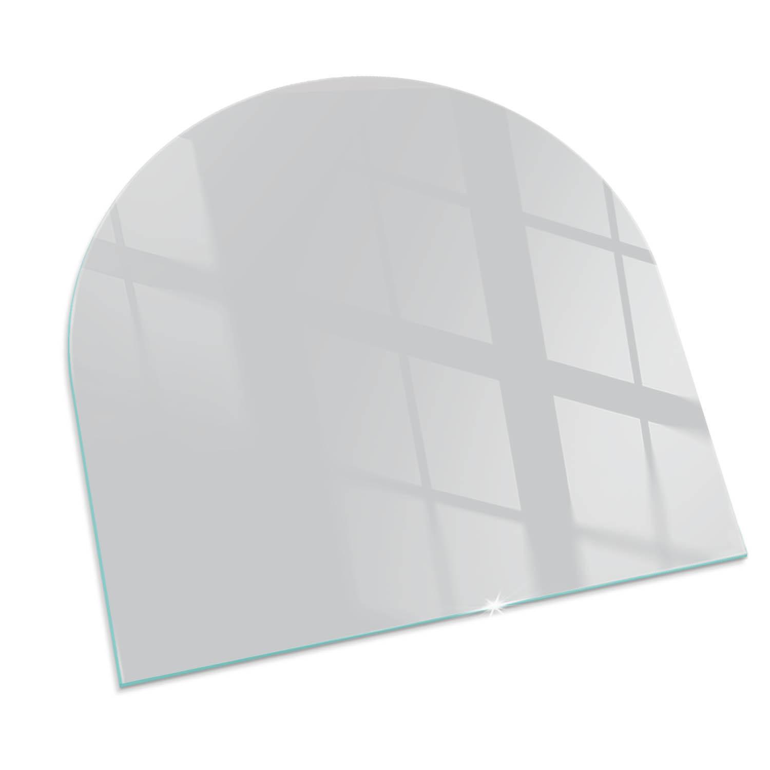 GLASPLATTE für Kamin 100x100 cm - Grau, Glas (100/100/0.4cm) - TULUP