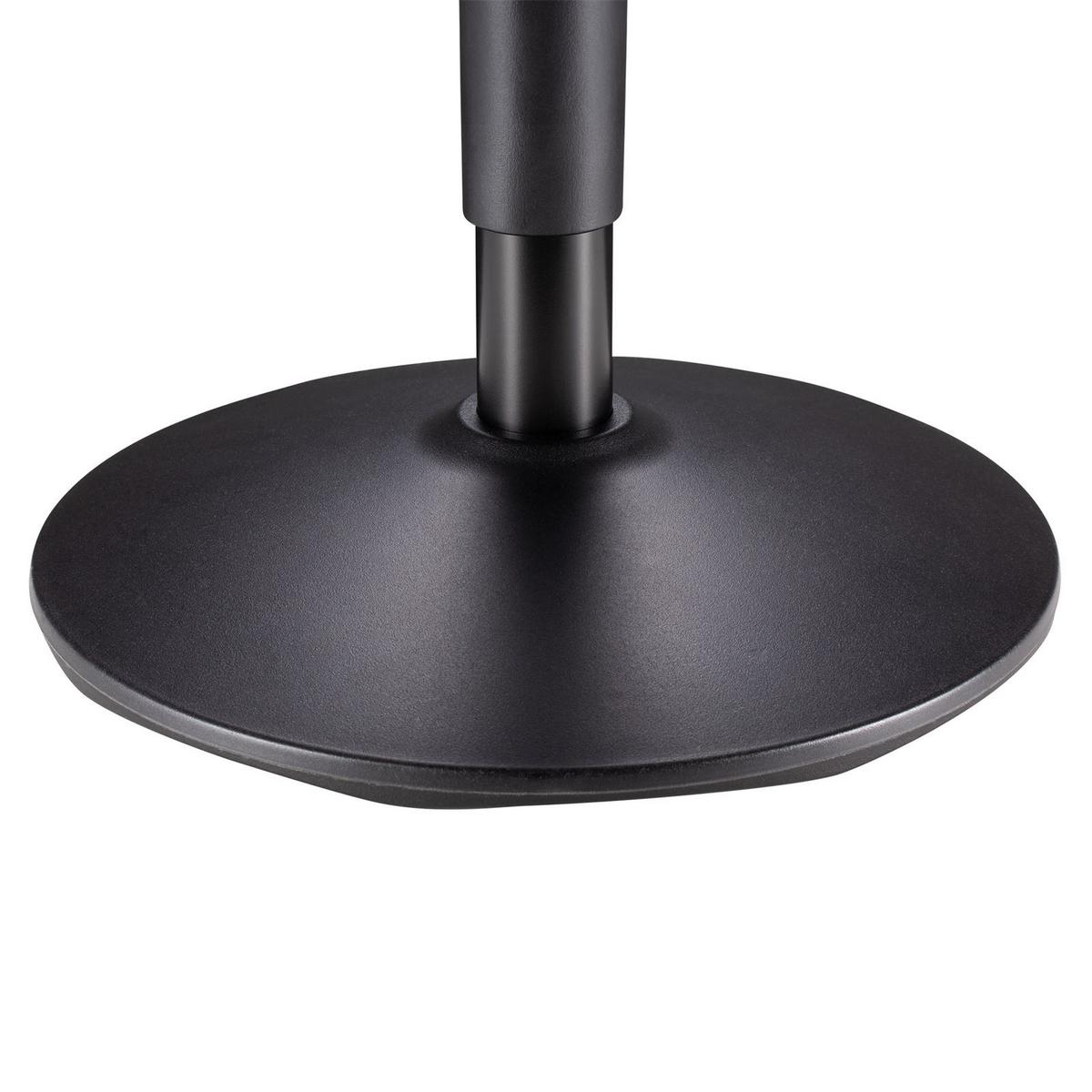 BÜROHOCKER ASTORIA schwarz - Schwarz, Textil (42/73/38cm) - CARO-Möbel