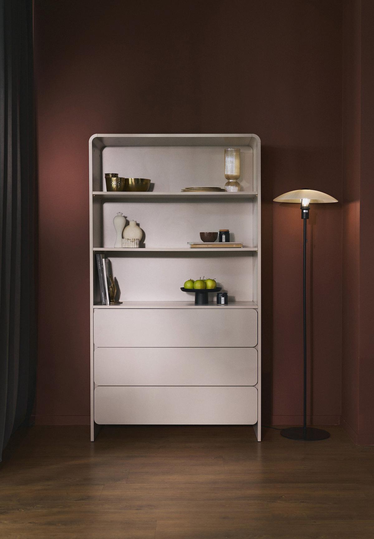 STANDREGAL LUMMO Kaschmir, 100 cm - Kaschmir, Holzwerkstoff (100/200/39cm) - Selsey