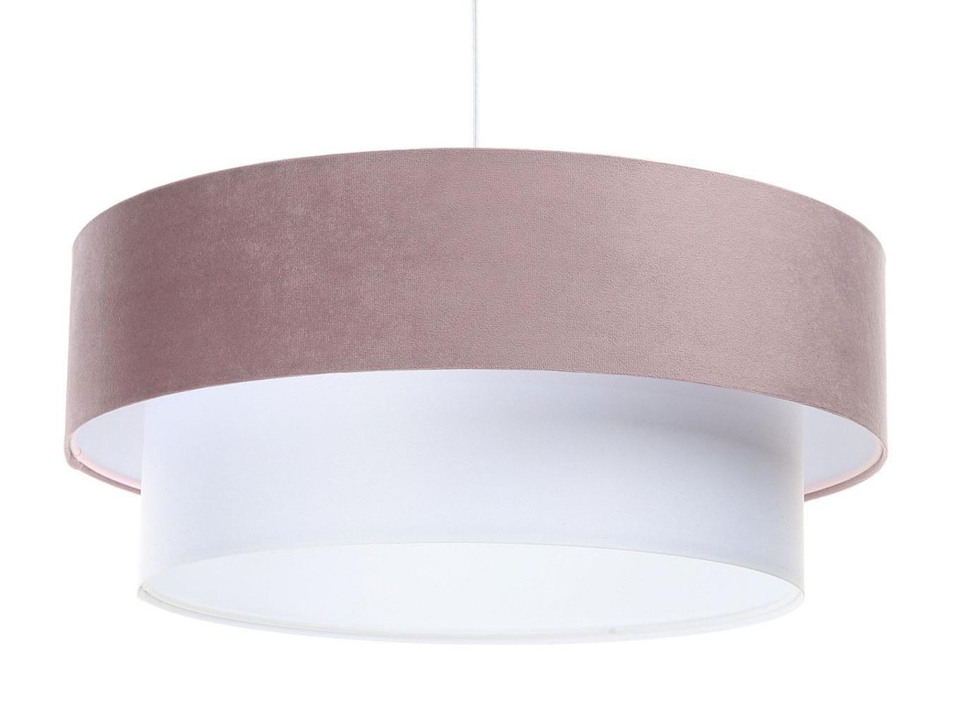 HÄNGELEUCHTE Rosa 50/20 cm - Pink/Weiß, Kunststoff (50/1/20cm) - ONZENO