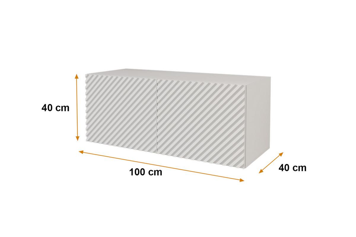 LOWBOARD ZENO-W 100x40x40 cm - Artisan / Schwarz - Schwarz, Holzwerkstoff (100/40/40cm) - ALTDECOR