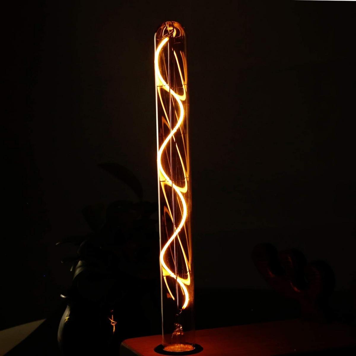 LED-LEUCHTMITTEL Armin II 3/3/30cm - Braun, Glas (3/30cm) - Nettlife