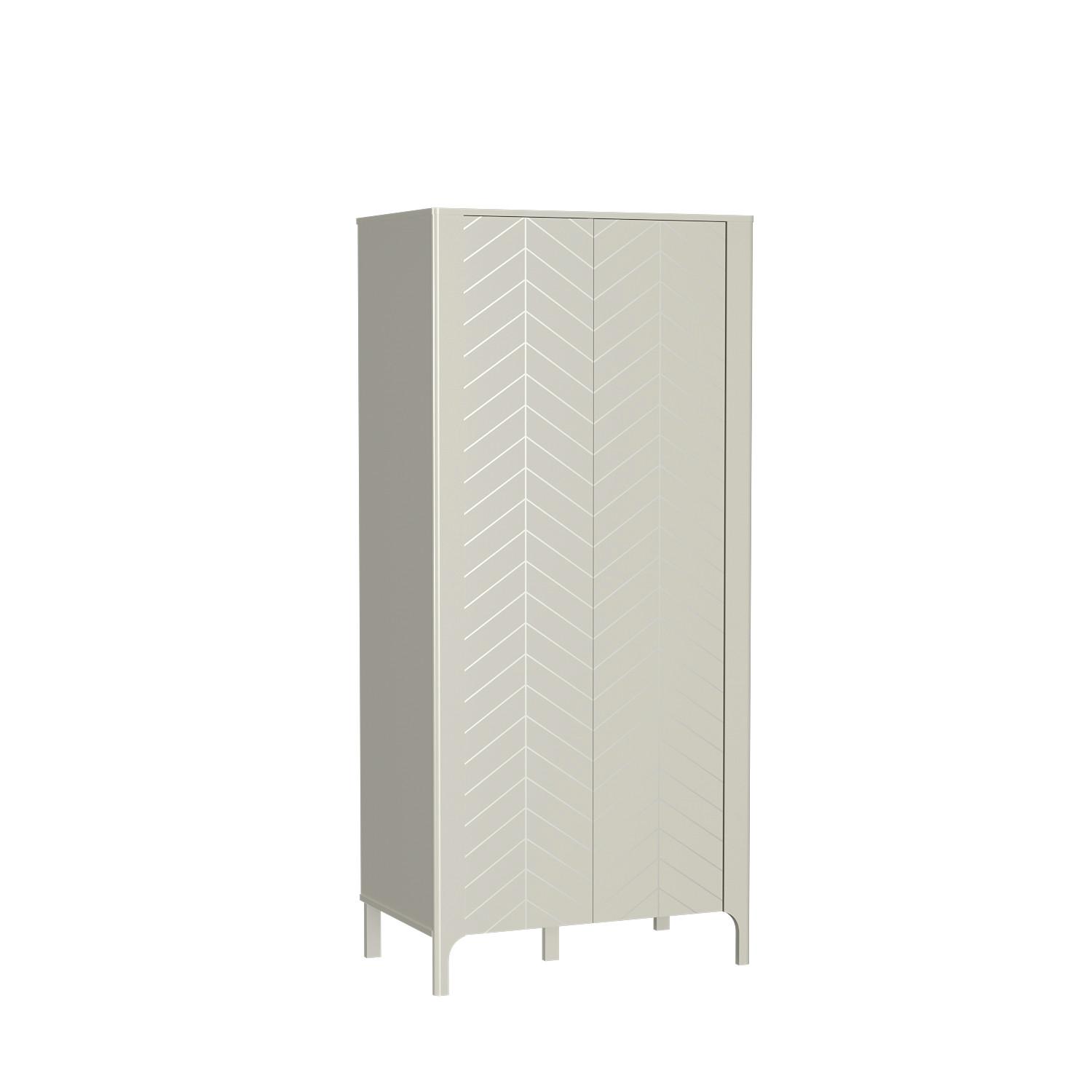 DREHTÜRENSCHRANK ALICANTE 90/197/54,5 cm 2-türig Kaschmir - Kaschmir, Holzwerkstoff (90/197/54.5cm) - MASSENO