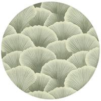 BADEMATTE Fächer - Blatt - Grün Badvorleger 70x70 cm - Pastellgrün, Textil (70/70cm) - OnlyWow