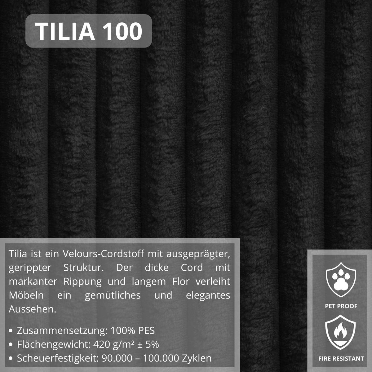 ECKSOFA Puerto, ohne Schlaffunktion, Schwarz, rechts - Schwarz, Textil (269/170cm) - Beautysofa