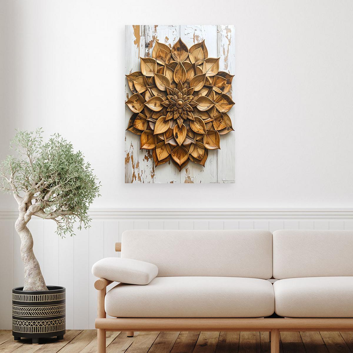LEINWANDBILD Zen und Orientalisch 30x45cm - Beige, Textil (30/45cm) - Feeby