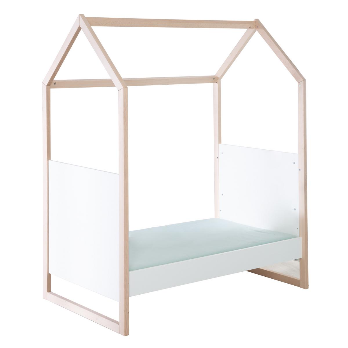 HAUSBETT 70 x 140 cm aus Holz - Multicolor, Holz/Holzwerkstoff (70/140cm) - Roba