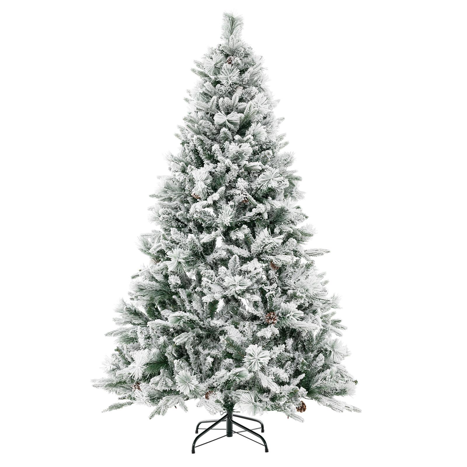 WEIHNACHTSBAUM Beleuchtung Grün - Grün, Kunststoff (180cm) - COSTWAY