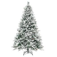 WEIHNACHTSBAUM Beleuchtung Grün - Grün, Kunststoff (180cm) - COSTWAY