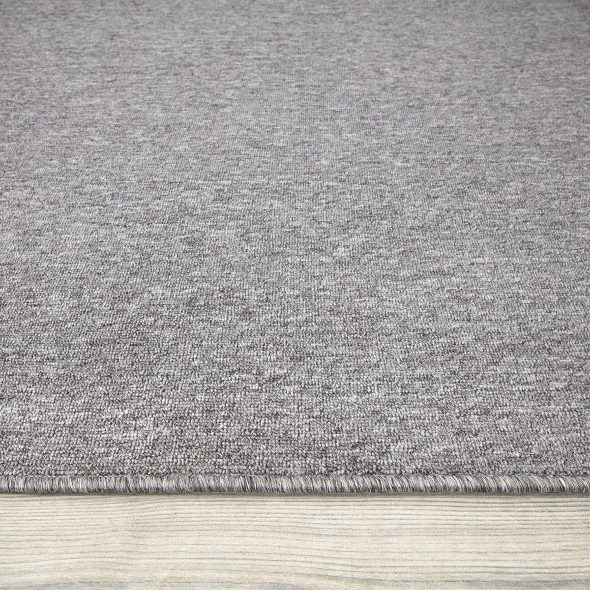 FLACHWEBTEPPICH Waschbar, einfarbig, Grau, 120 x 160 cm - Grau, Textil (160/120cm) - KADIMA DESIGN
