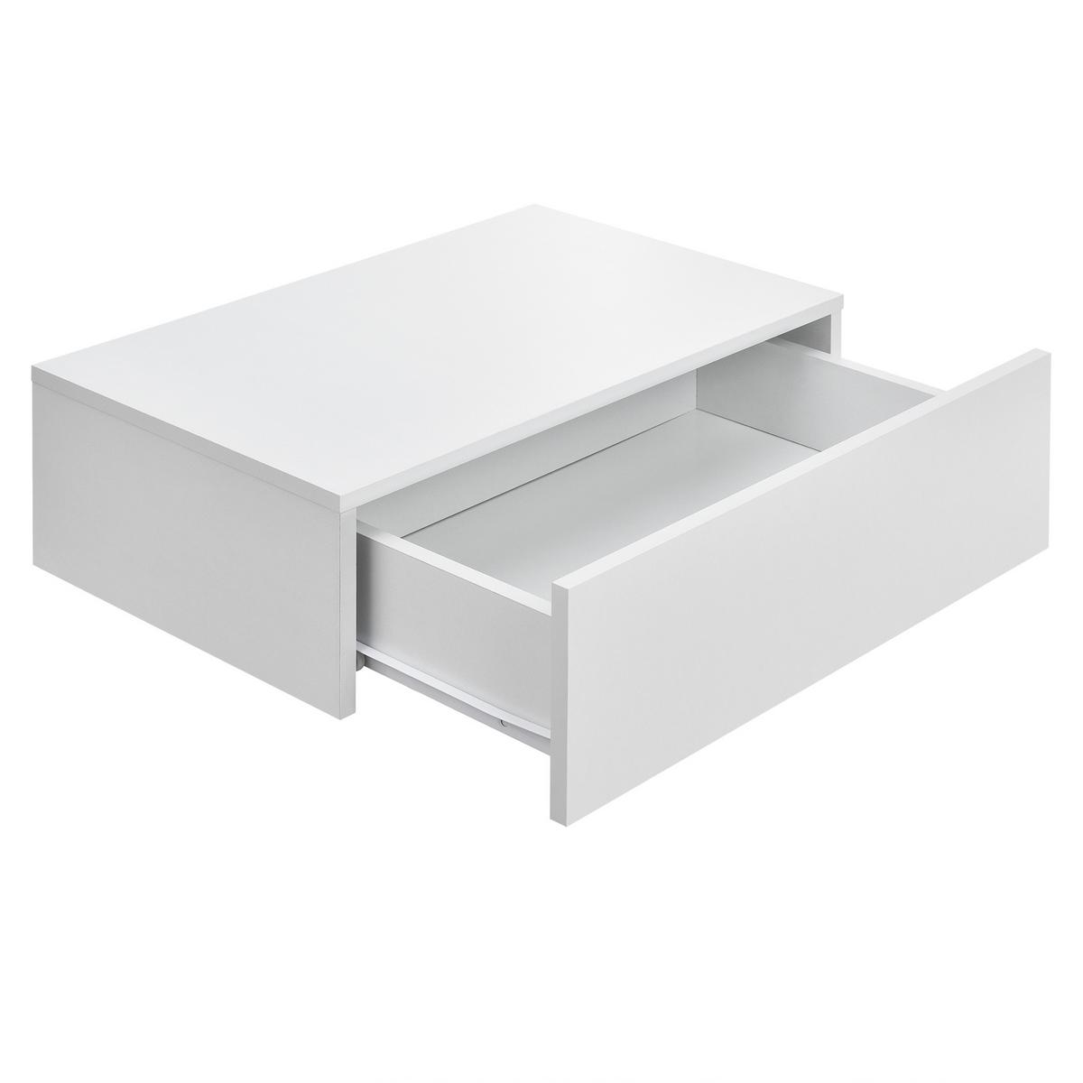 WANDREGAL Oslo - Weiß, Holzwerkstoff (46/15/30cm) - [en.casa]