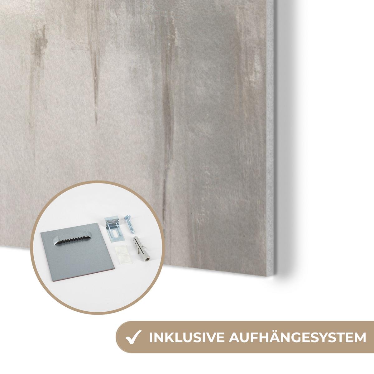 AKUSTIKBILD Moderne Kunst - Abstrakt - Beige Wanddeko 60x90 cm - Beige, Kunststoff (60/90/0.9cm) - MuchoWow