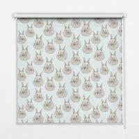 INNENROLLO - Fensterrollo - Rollo - 60x40 cm - Kaninchen - Grau, Kunststoff (60/140/0.5cm) - TULUP