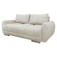 SOFA Logo 2 - Sandfarben/Silberfarben, Holz/Kunststoff (186/89/97cm) - MIRJAN24