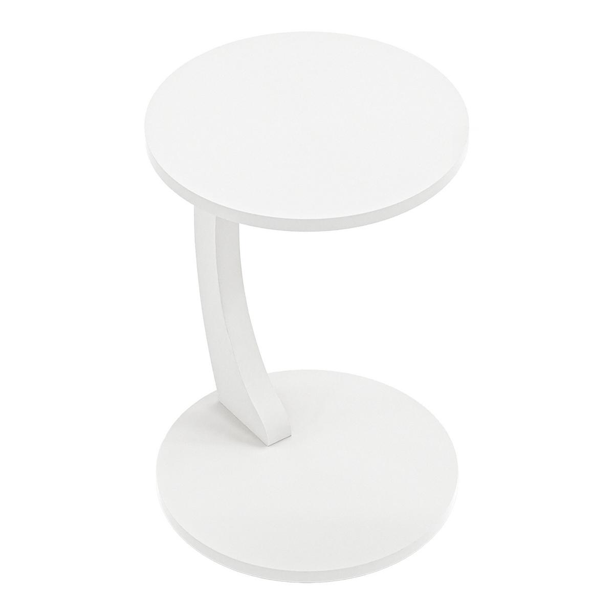 BEISTELLTISCH Holeby - Weiß, Holzwerkstoff (38/38/56cm) - [en.casa]
