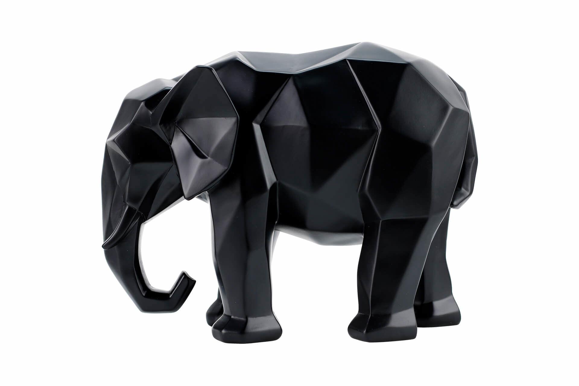 SKULPTUR Schwarz 27/21 cm - Schwarz, Stein (1.35/21/15cm) - KUNSTLOFT