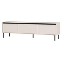 LOWBOARD OSTIA 178,6x40x50 cm mit 3 Schubladen für Wohnzimmer Modern Beige - Beige, Holzwerkstoff (178.6/50/40cm) - MASSENO