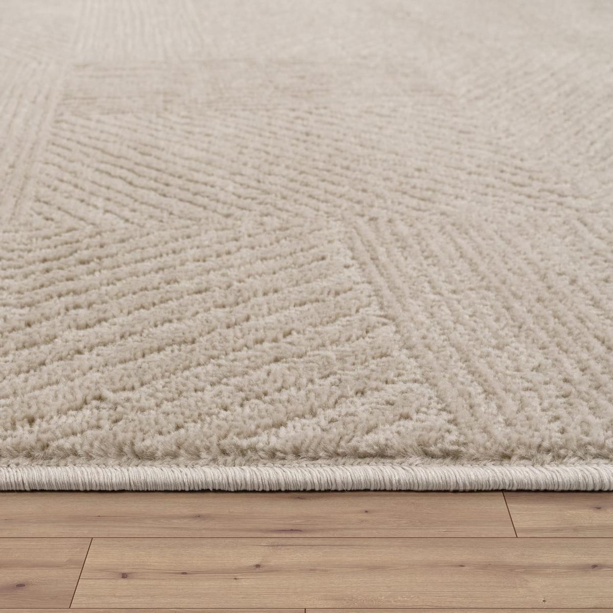 FLACHWEBETEPPICH Boho Beige 80 x 250 cm - Beige, Kunststoff (80/250cm) - TT Home