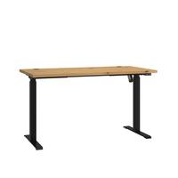 SCHREIBTISCH MALTESA 138x67x120,8 cm Bürotisch Computertisch, Eiche Artisan - Eiche Artisan, Holzwerkstoff (67/138/120.8cm) - MASSENO