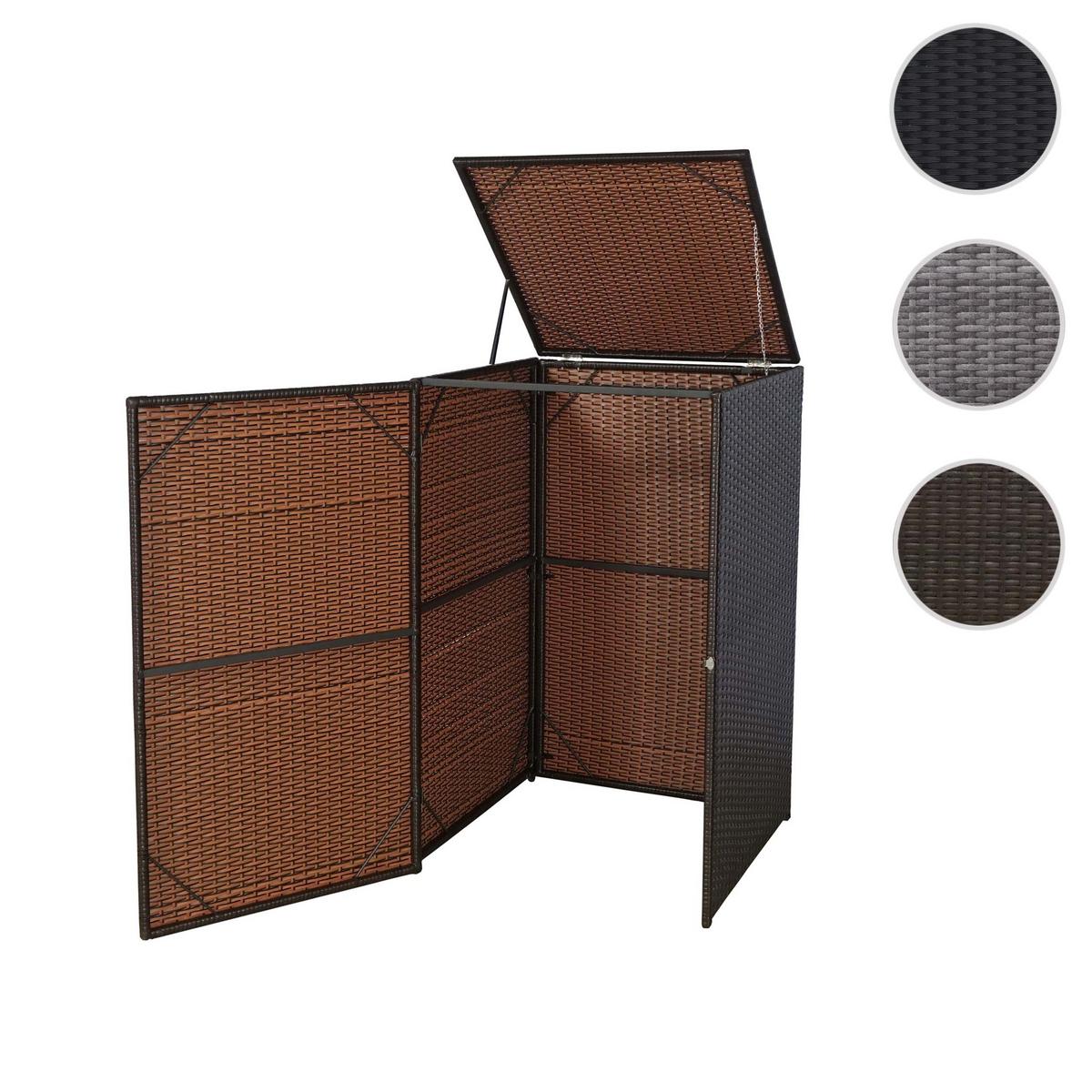 MÜLLTONNENVERKLEIDUNG Braun - Braun, Kunststoff (65/110/66cm) - MCW