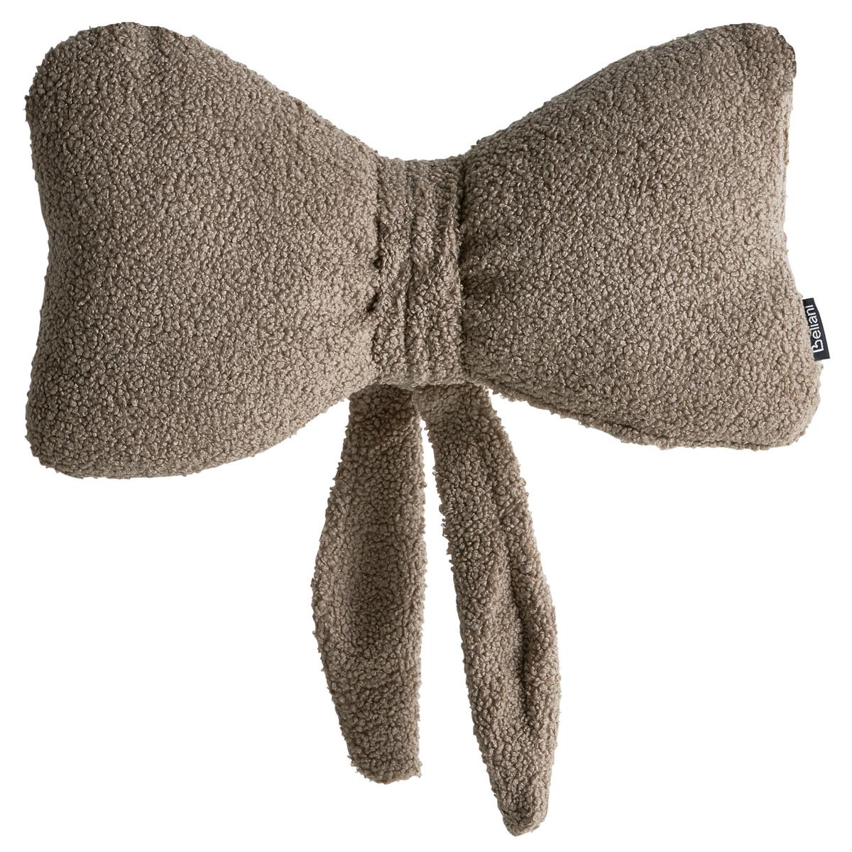 DEKOKISSEN 3er-Set Dunkelgrün 30/35 cm Winterland - Beige/Grün, Textil (30/35cm) - Beliani