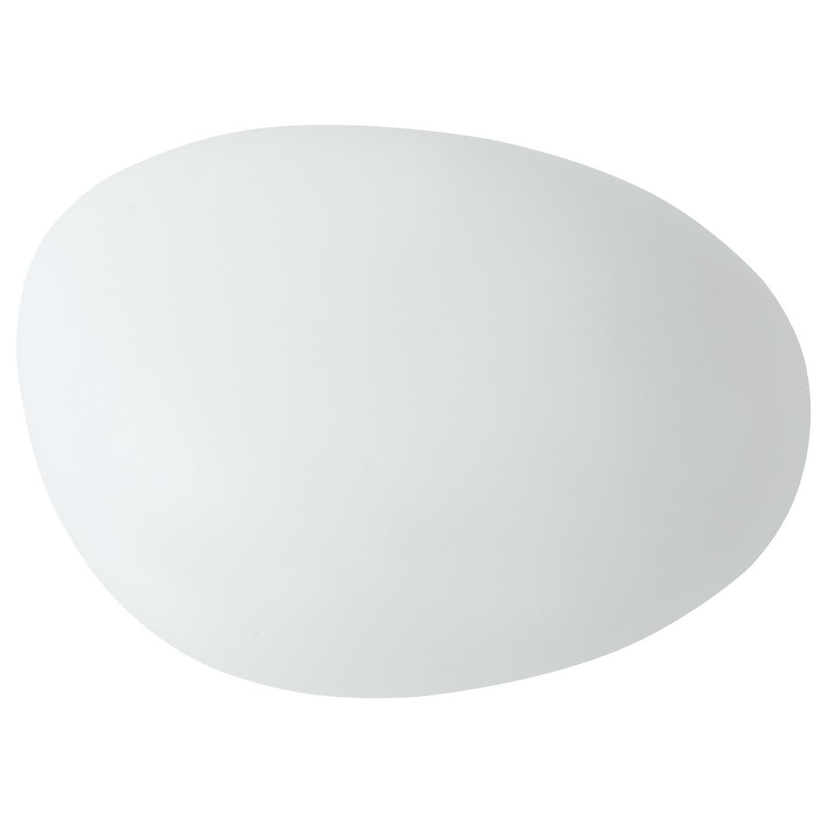 LED-LAMPE Weiß Farallon - Weiß, Kunststoff (28/28/18cm) - Beliani