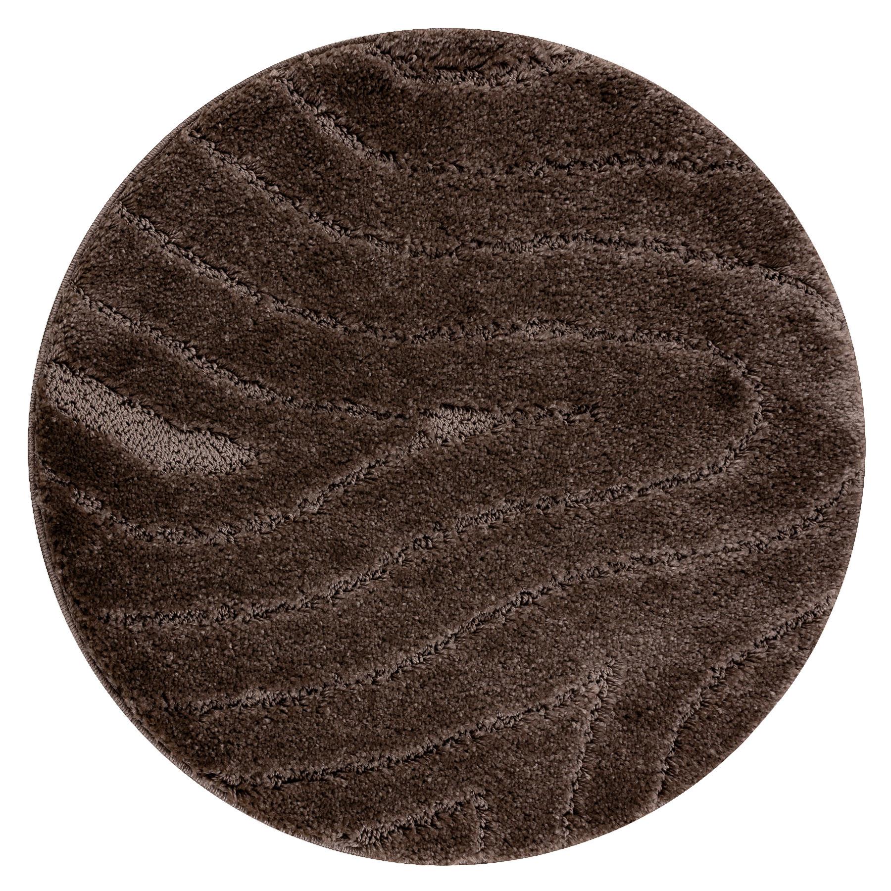 TEPPICH Dywaniki łazienkowe 50 cm - Braun, Textil (50/50cm) - rugsX