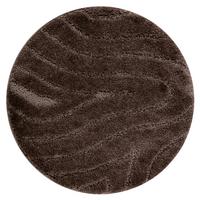 TEPPICH Dywaniki łazienkowe 100 cm - Braun, Textil (100/100cm) - rugsX