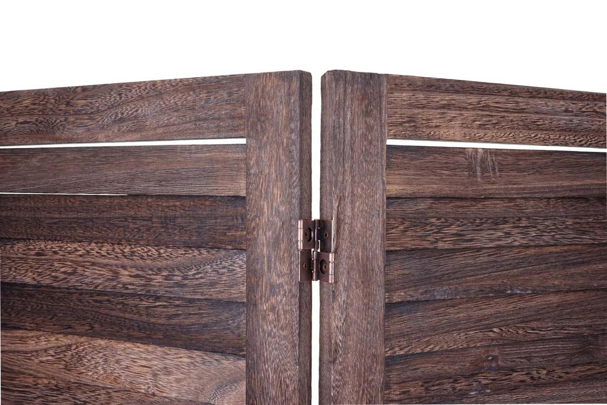 PARAVENT Dunkelbraun - Dunkelbraun, Holz (162/170/2cm) - MCW