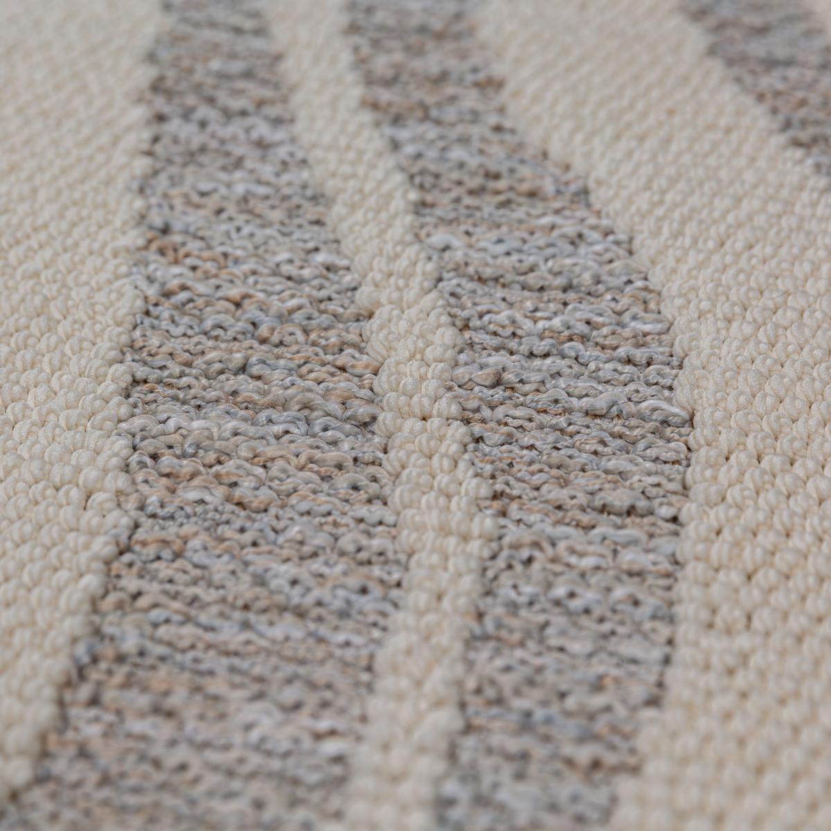 TEPPICH Waschbar LEAM, abstrakt, Grau, 78 x 230 cm - Grau, Textil (230/78cm) - KADIMA DESIGN