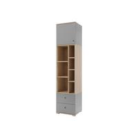 REGAL Oro OR03 - Schwarz/Naturfarben, Holzwerkstoff/Kunststoff (40/195/45cm) - MIRJAN24