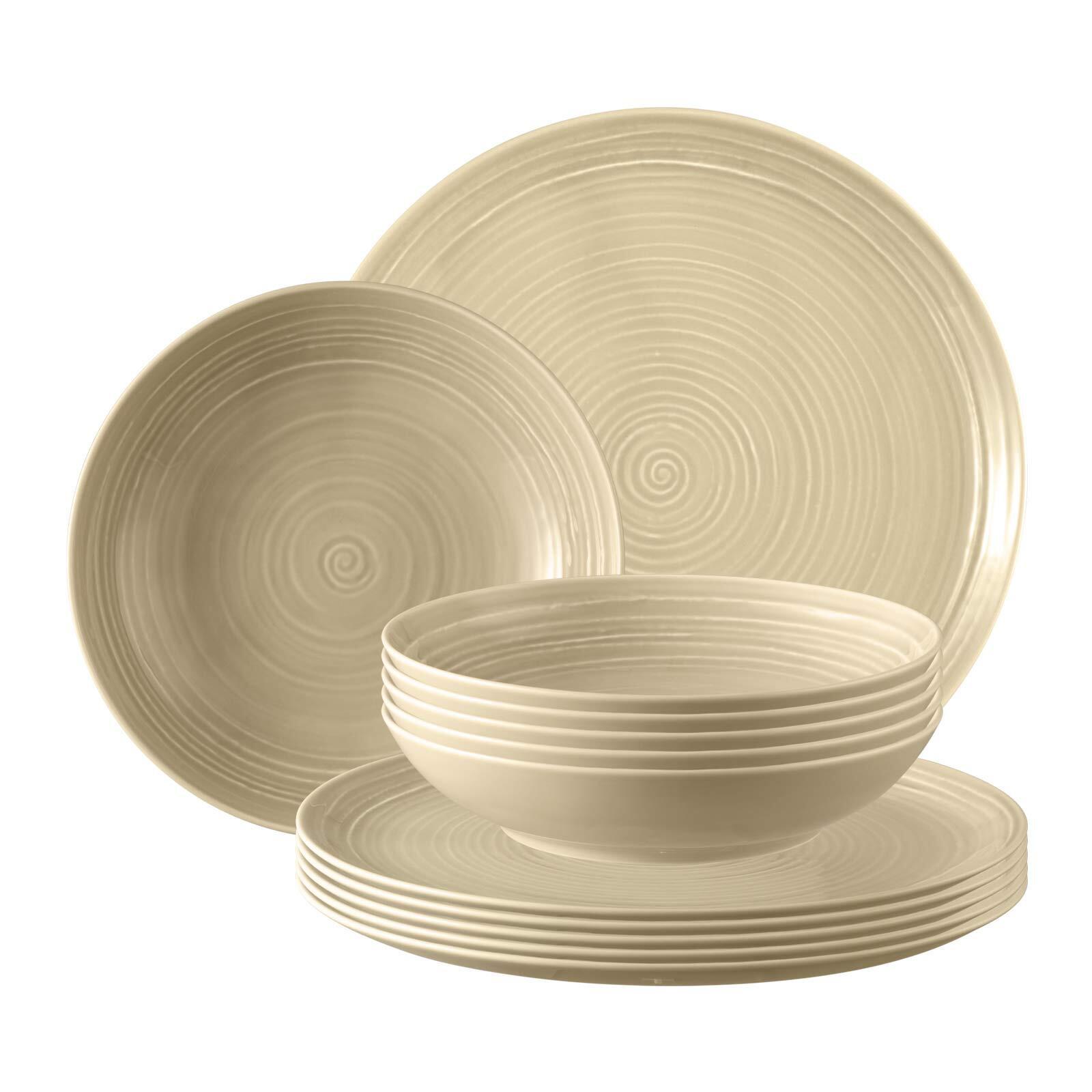 TAFELSERVICE Terra Sandbeige 12-tlg. - Beige, Keramik (2/2/2cm) - Seltmann Weiden
