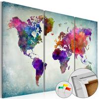 PINNWANDBILDER Bunt 120/80 cm - Multicolor, Naturmaterialien/Textil (120/80cm) - KUNSTLOFT