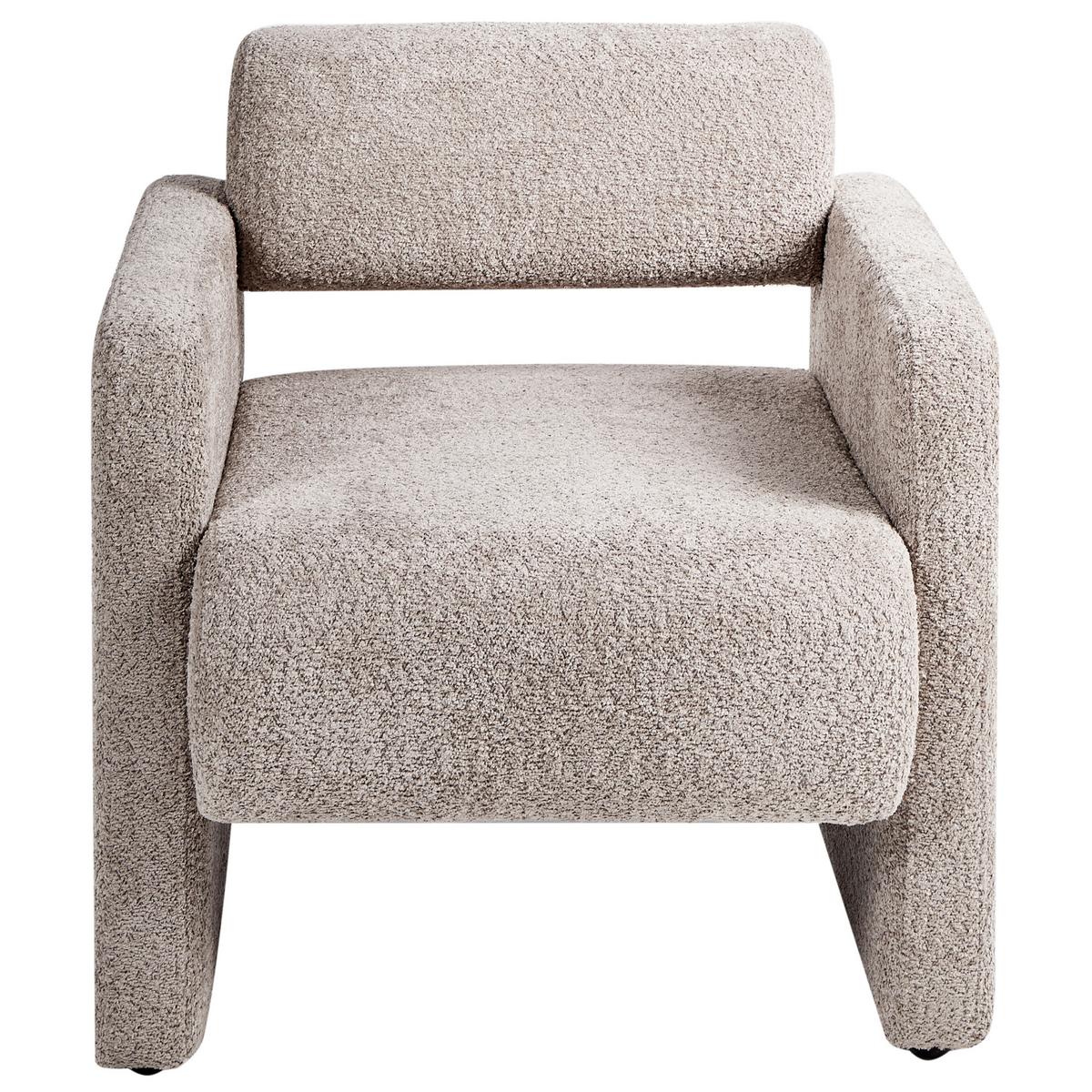 SESSEL Taupe Hallsberg - Taupe, Textil (80/76/80cm) - Beliani