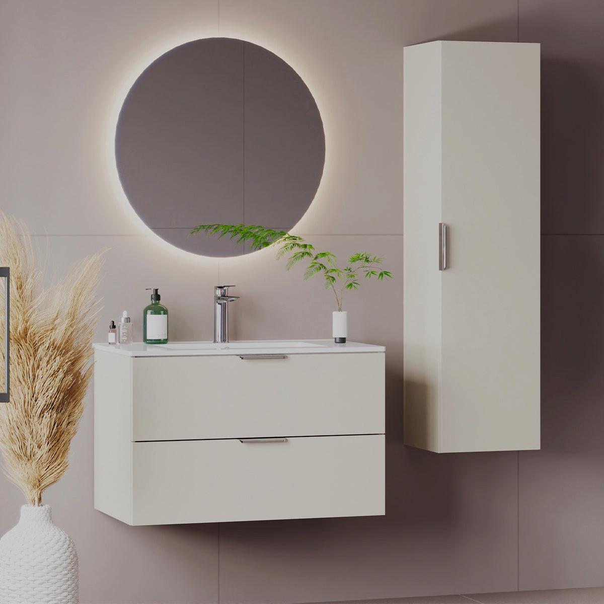 HÄNGESÄULE Astrid Kaschmir - Beige, Holzwerkstoff (34.5/130/32cm) - Petits-meubles