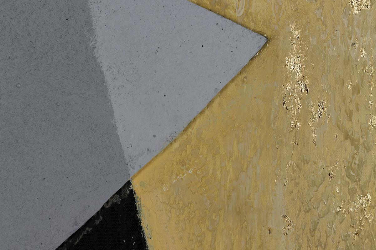 ACRYLBILD HANDGEMALT 75/100 cm - Schwarz, Holz/Textil (75/100cm) - KUNSTLOFT