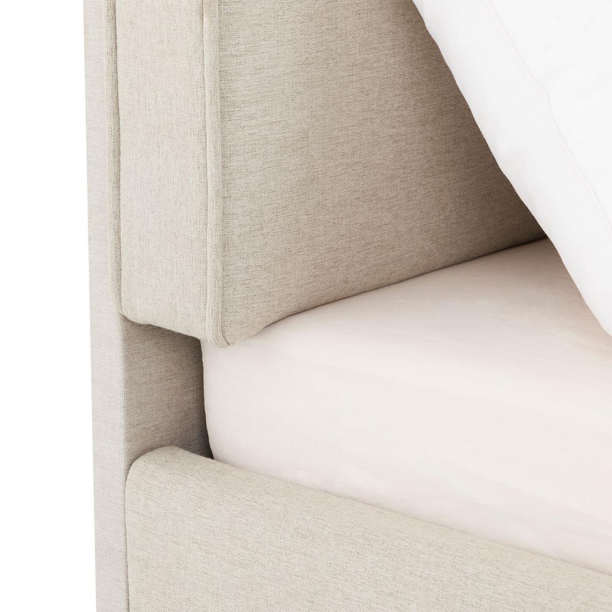 POLSTERBETT LATINI 160x200 cm beige - Beige, Textil (160/200cm) - IDIMEX