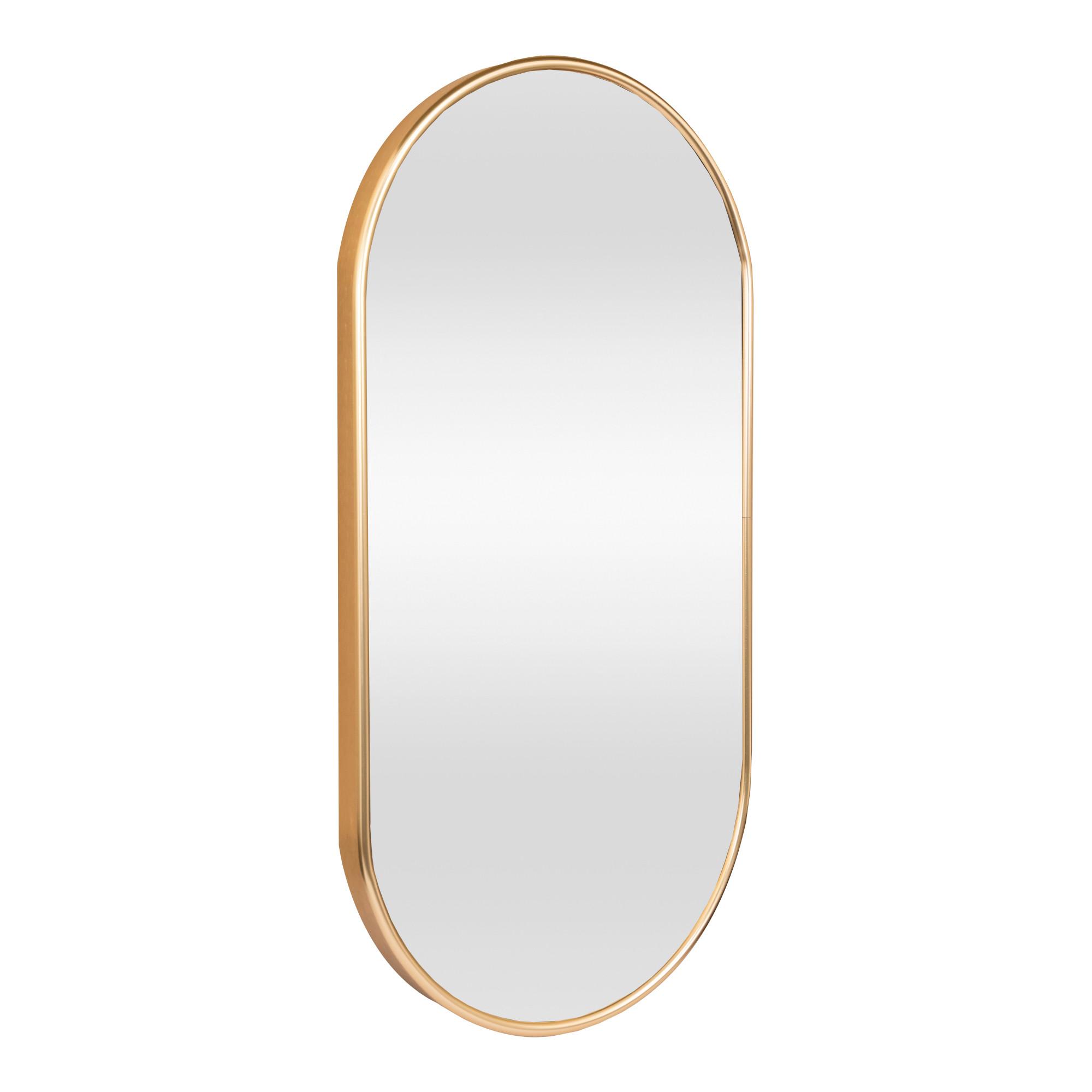 WANDSPIEGEL Picciano - Goldfarben, Glas/Metall (40/2.8/80cm) - [en.casa]