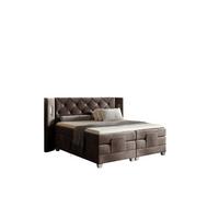BOXSPRINGBETT Elektrisch Steve - Braun, Holzwerkstoff/Textil (120/200cm) - Fun Möbel