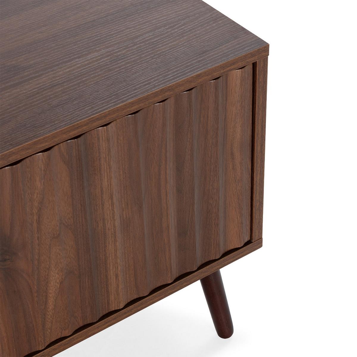 TV-ELEMENT Lluvia 4 Türen Walnuss-Effekt - Walnussfarben, Holzwerkstoff (160/45/40cm) - VS Venta-stock