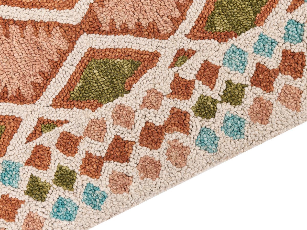 TEPPICH geflochten Ermenek 230/160 cm - Multicolor, Textil (160/230cm) - Beliani