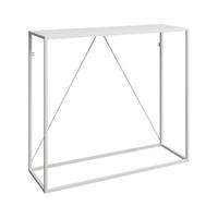 KONSOLENTISCH Austevoll - Weiß, Metall (30/90/80cm) - [en.casa]