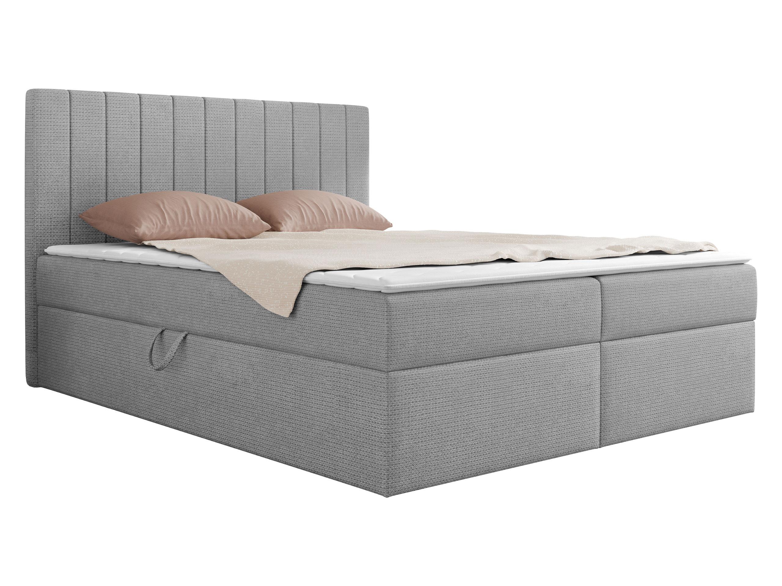 BOXBETT Everest - H3 - Schwarz/Grau, Holzwerkstoff/Kunststoff (140/200cm) - MIRJAN24